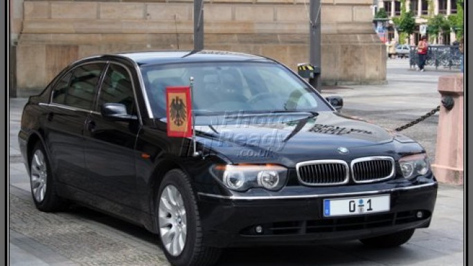 Angela Merkel's state car, BMW